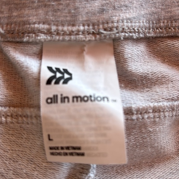 All In Motion women’s Gray cotton Blend Jogger Pants stretchy Large - Picture 9 of 10